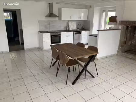 à louer – maison t3 meublée – mauron