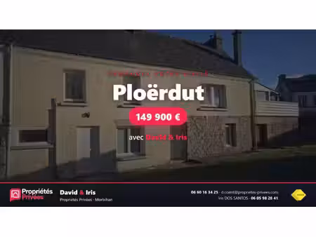 maison rénovée avec atelier, garage et jardin de 2 686 m² · ploërdut (56)