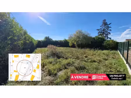 terrain 801 m2 saint andré de l'eure