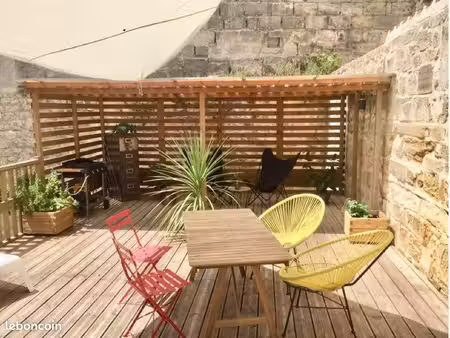 appartement t3 bordeaux st benoît avec grande terrasse de 39,40 m2