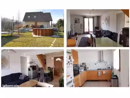 maison vions 92m2 + jardin+ piscine