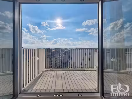 superbe appartement 2 chambres – vue imprenable – peb a