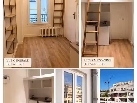 studette lumineuse 9,25m2 mezzanine neuilly sur seine