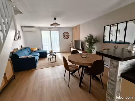 villa t3 meublee jardin + garage