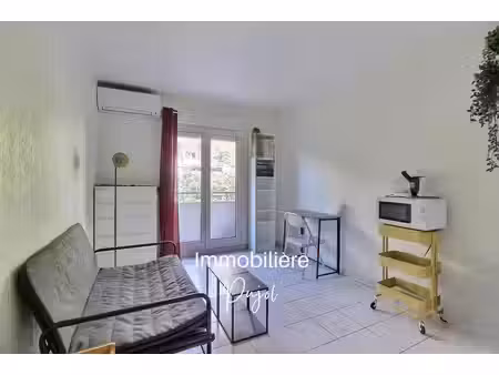 camas/st pierre 13005 - studio meublé lumineux, climatisé avec balcon