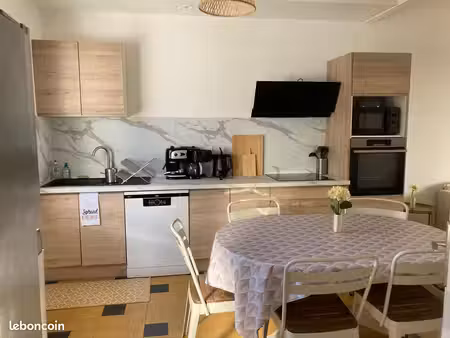 loue maison meublée, narbonne centre ville, jardin, climatisation