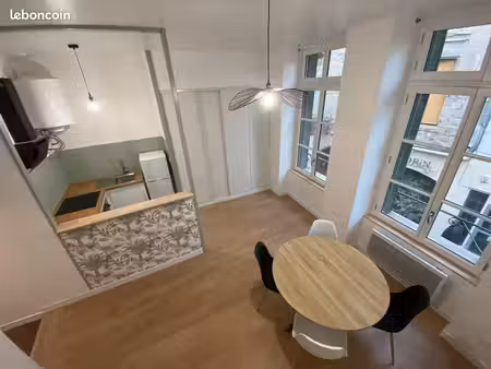 appartement meublé 37m² rénové centre historique romans
