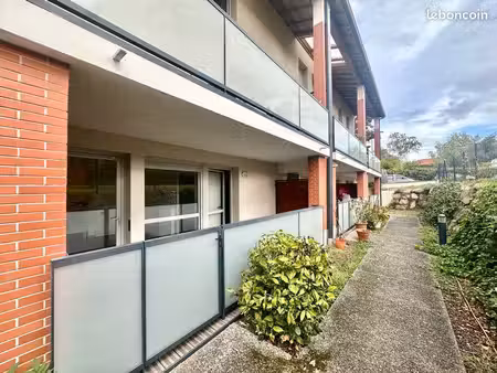 t2 40m2 rez de chaussée avec garage / l’union 1km3 du centre