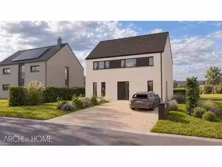 nouveau projet de construction 4 façades à flémalle
