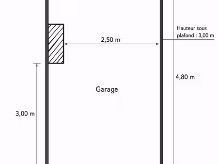 garage cannes banane 14 m2