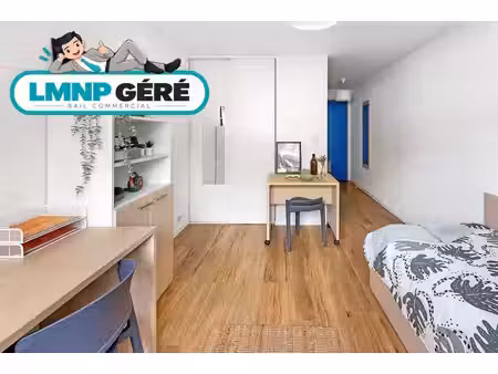 studio étudiant – lmnp 100 % géré – idéal investisseur