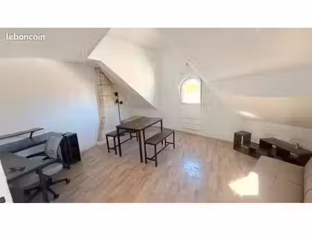2 pièces mansardé 45m2 sol saint-augustin à bordeaux
