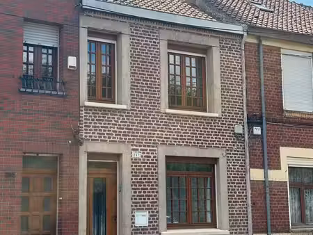 maison 3 pièces 86 m² – valenciennes secteur hôpital – jardin arboré