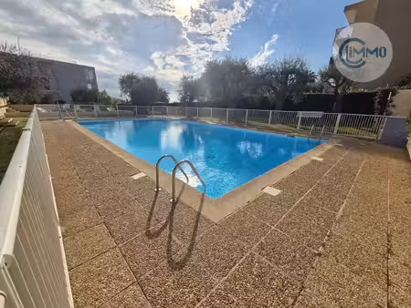 nice – fabron | superbe 2 pièces en rez-de-jardin – vue mer et verdure