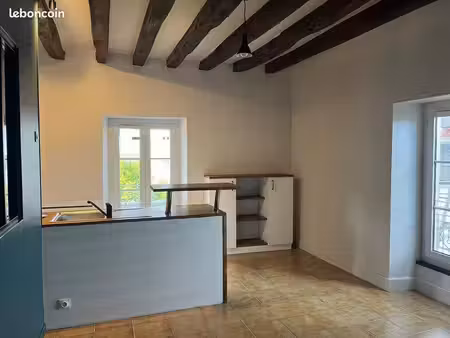 t2 cœur de ville / rénové dans maison de caractère