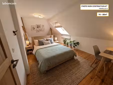 appartement 4 pièces 80 m²
