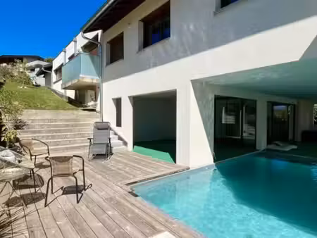 maison contemporaine plain-pied 159m²-piscine chauffée-vimines 73160