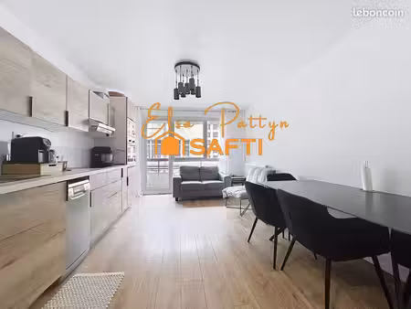 appartement 3 pièces 50 m²