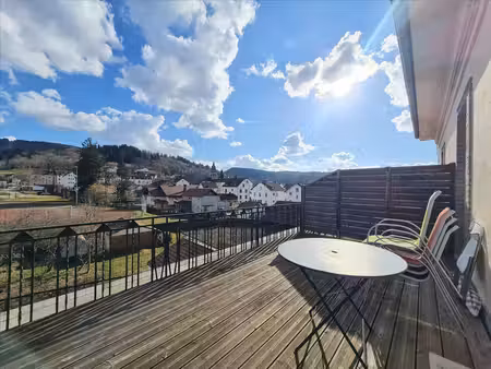 appartement meublé en duplex, terrasse - gerardmer