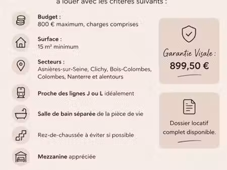 recherche appartement 800 max