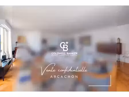 arcachon centre-ville - vue bassin - grand appartement avec terrasse