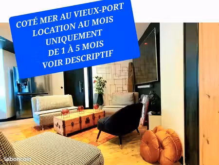 au vieux-port marseille appartement au mois