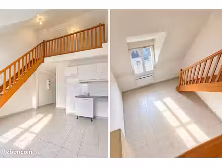à vendre – t2 bis avec mezzanine – tours – proche hôpital bretonneau – 160 000