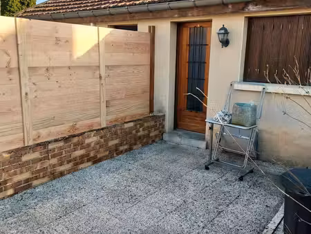 f2 romilly-sur-seine, cœur,jardin idéal retraité