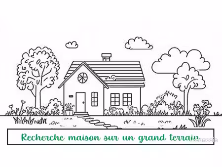 royan - recherche petite maison avec grand terrain
