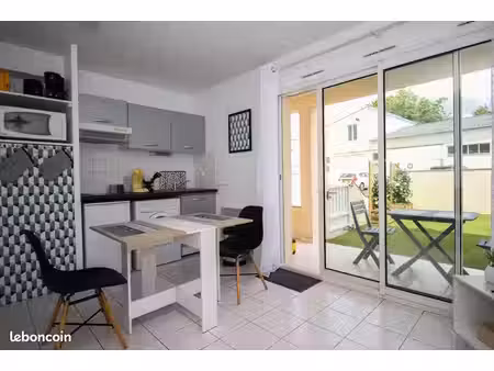 appartement - 1 pièce - 26m² - rdc