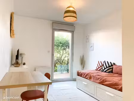 studio avec terrasse et jardin - cœur minimes