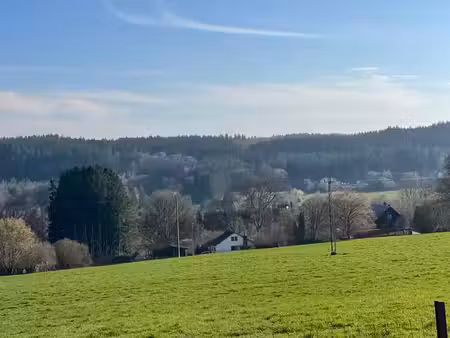 grand terrain à bâtir verdoyant avec vue à viroinval