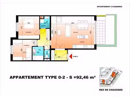 appartement neuf 02 - 2 chambres
