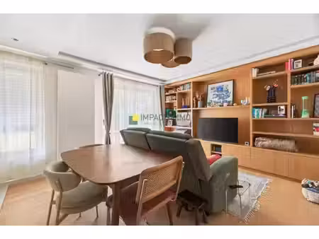 colombes, les vallées : 2 pièces de 43,57 m² entièrement rénové en 2023, balcon ouest, cav