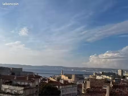 t4 meublé 81 m² – dernier étage – vue mer – marseille 7e / endoume