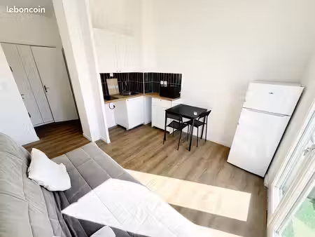 studio 20m² meublé et rénové +terrasse menpenti