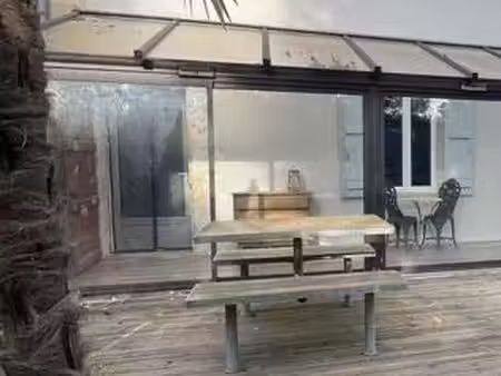 à louer – maison t3 de 100 m² avec jardin de 350 m², véranda et parking – condom (32100