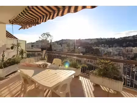 nice le ray 2 pièces 41 m² dernier étage, terrasse 50 m², garage et cave