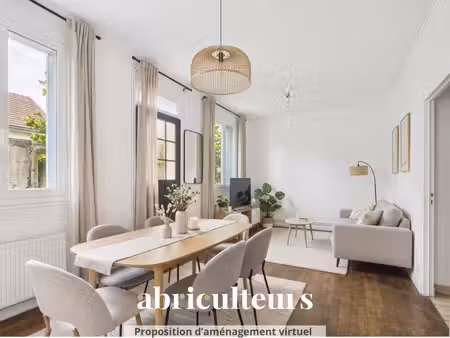 colombes (92700) – maison de 46 m² avec terrasse, cour privative et pompe à chaleur