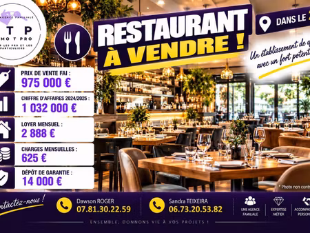 restaurant à vendre