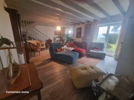 maison 4 ch avec terrain de 1 250 m2 au calme et proche mer