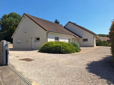 grand maison plain pied avec un jardin facile d'entretien