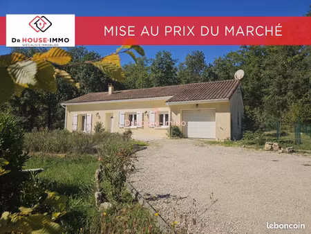 maison plein pied  sorges et ligueux