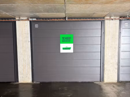 garage te koop in blankenberge
