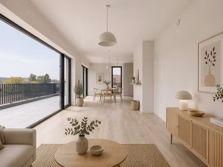 appartement te koop in merelbeke-melle met 2 slaapkamers