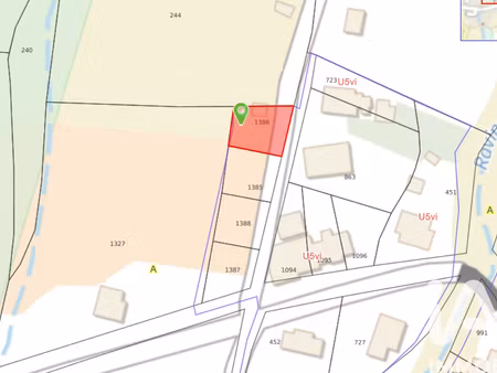 vente terrain 483 m²