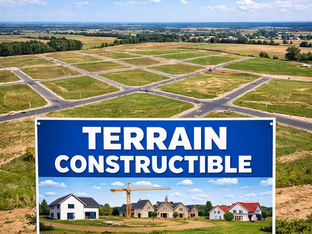 vente terrain à bâtir 658 m²