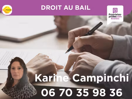 pleneuf val andre - cession de droit au bail  local commercial avec terrasse couverte