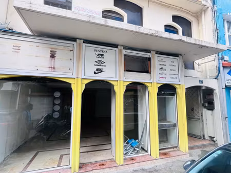 fort de france - murs commerciaux libres  local 80 m²