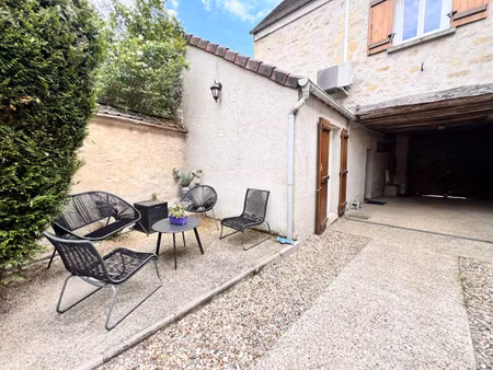 (95450) seraincourt  maison de village et sa dépendance amenagée  160m2  jardin  garage